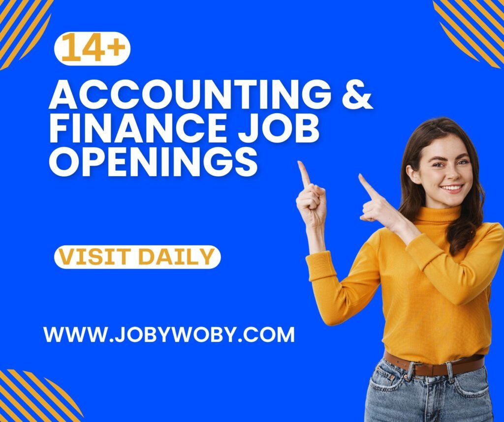 Urgent Accounting & Finance Job Openings